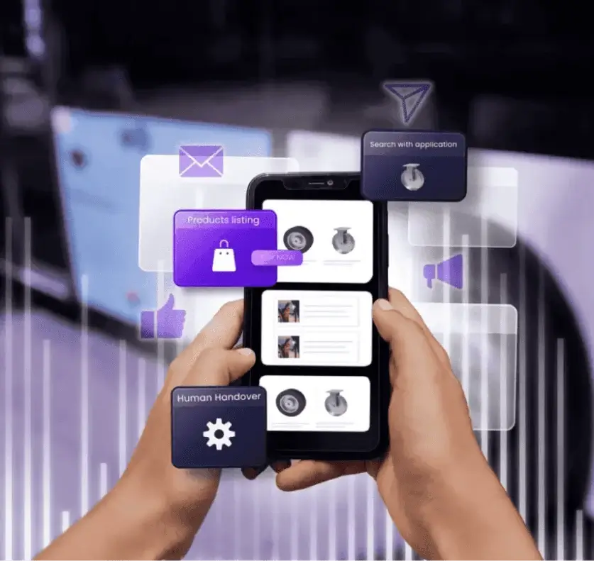 Xearch AI Sales Assistant for B2B industrial parts search interface